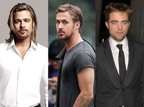 Brad Pitt, Ryan Gosling, Robert Pattinson Brad Pitt, Ryan Gosling, Robert Pattinson
